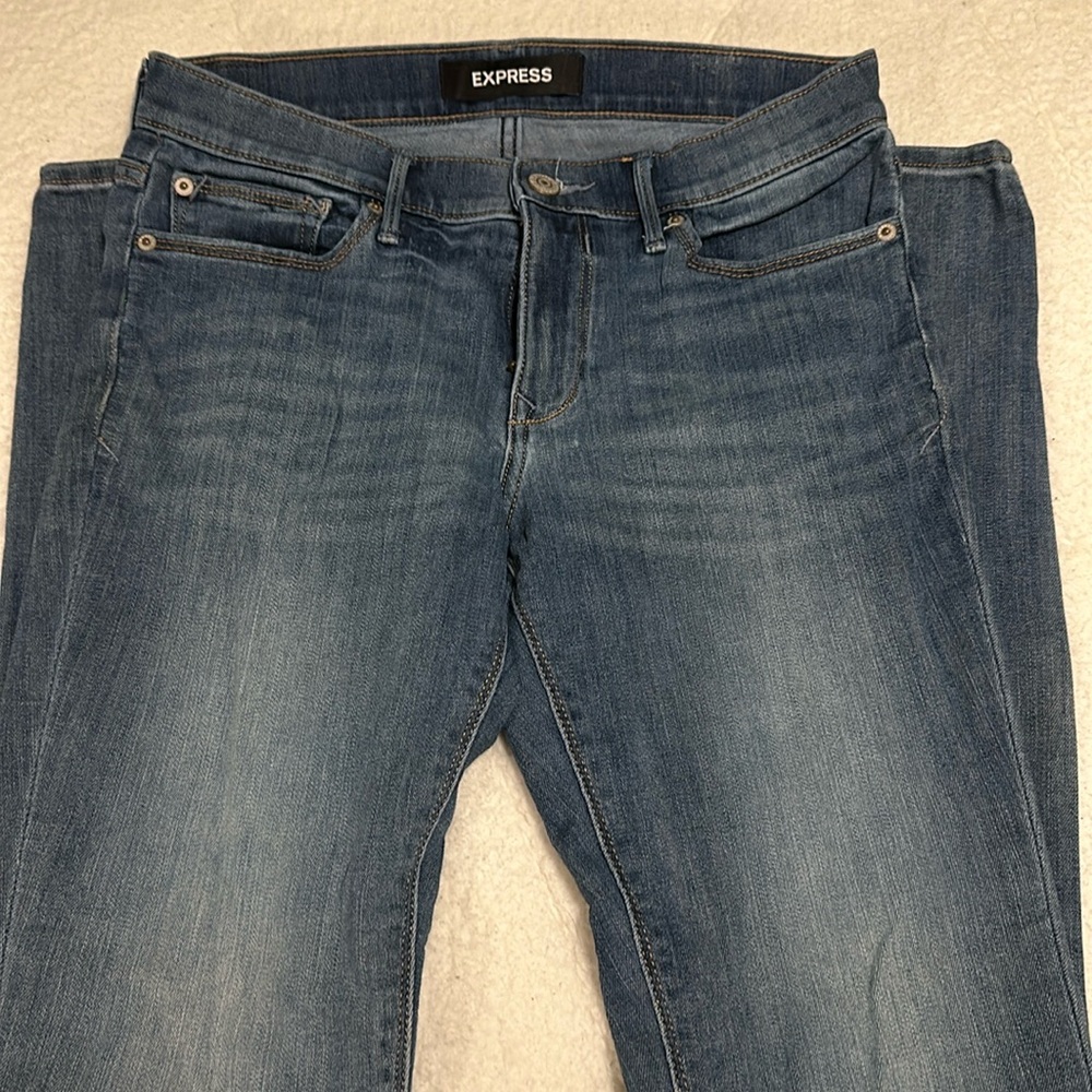Express stretch, leggings, midrise jeans